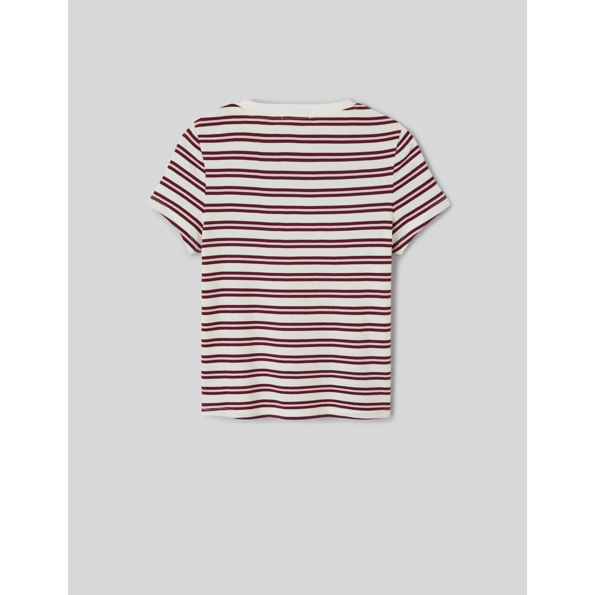 T-shirt rayé multicolore, BZB