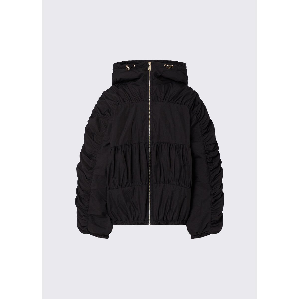 Bomber en nylon oversize noir, LIU JO