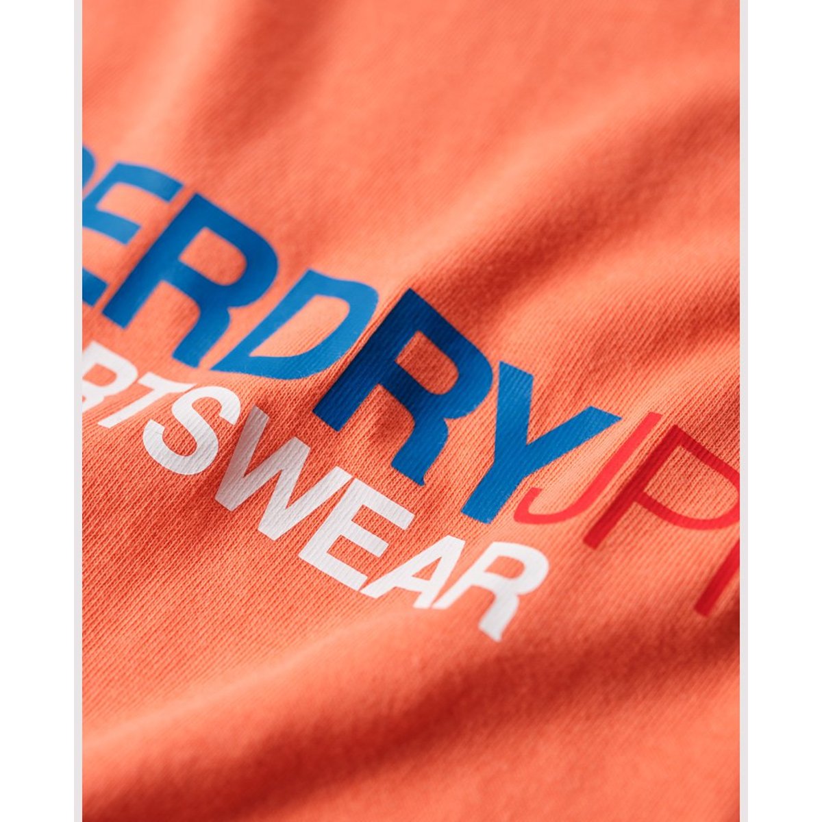 T-shirt décontracté Sportswear Logo corail fusion, SUPERDRY