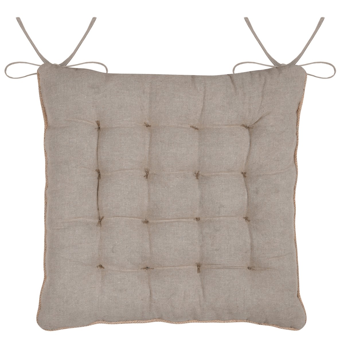 Galette de chaise florale ambiance apaisante naturel, LOVELY CASA