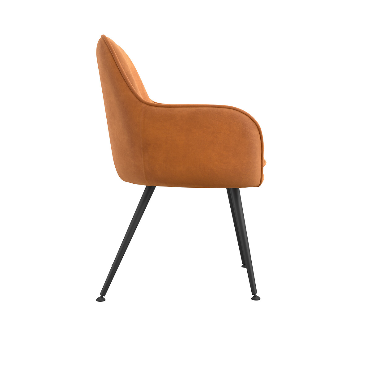 Lavinia Velvet Dining Armchairs (Set of 2) rust, ÉDITÉ