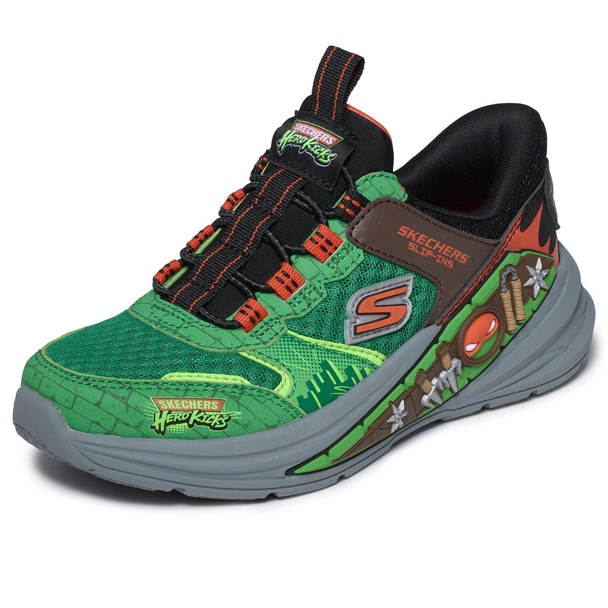 Baskets Slip-Ins: HYPER-QUEST - WHERE'S MY SKECHERS? vert, SKECHERS