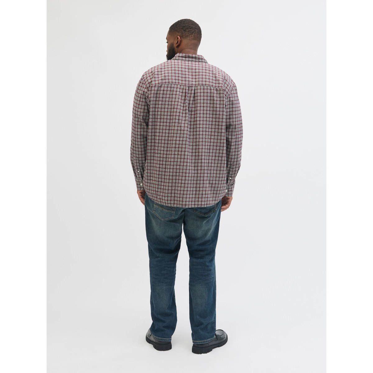 Chemise tibetan red, JACK & JONES