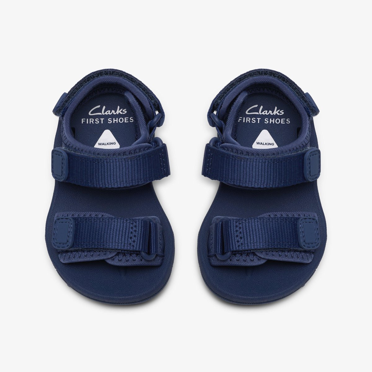 Sandales Textile Coupe Large WHARF TIDE T bleu, CLARKS