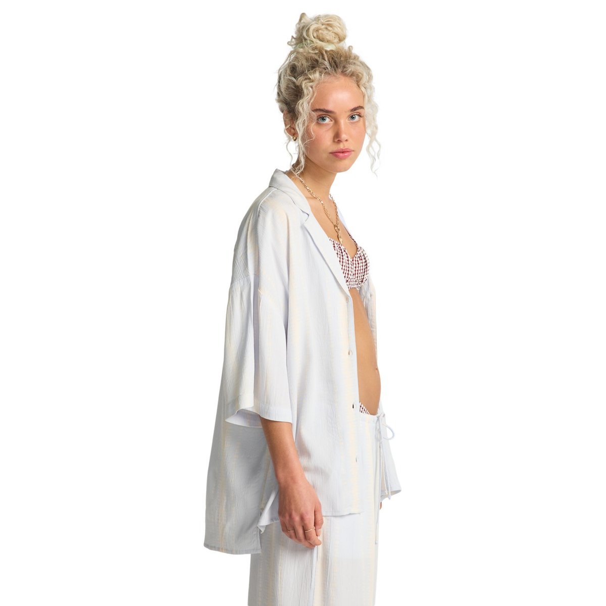 Chemise manches courtes BEACH SIDE bleu mist blue, BILLABONG