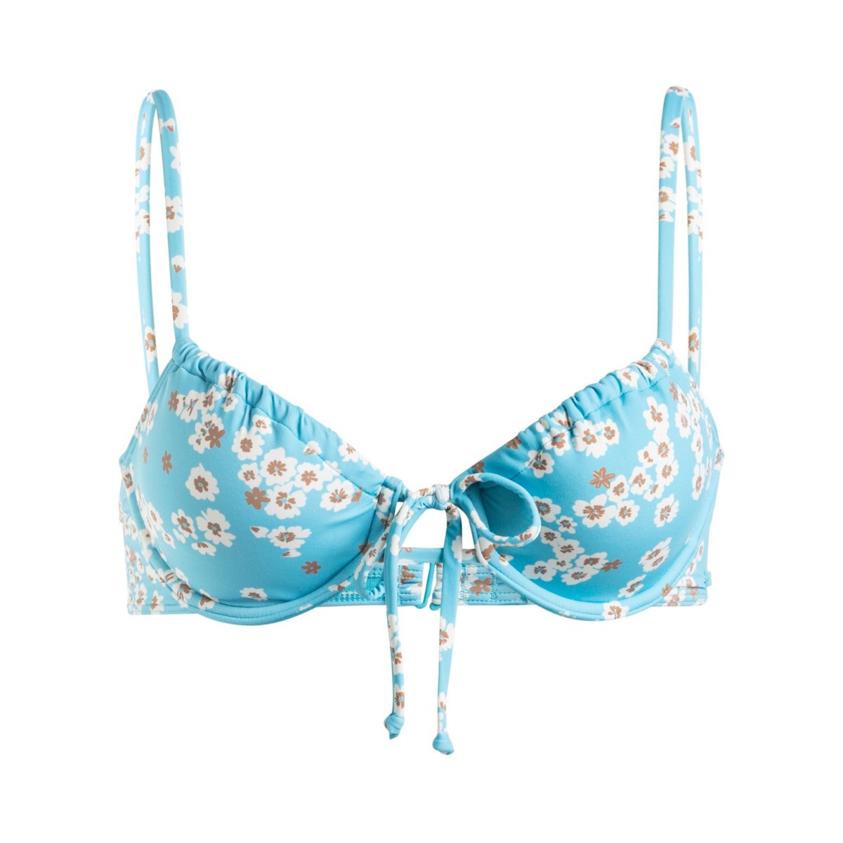 Haut de maillot de bain bikini à armatures PRINTED BEACH CLASSICS. bleu maui blue margarita, ROXY