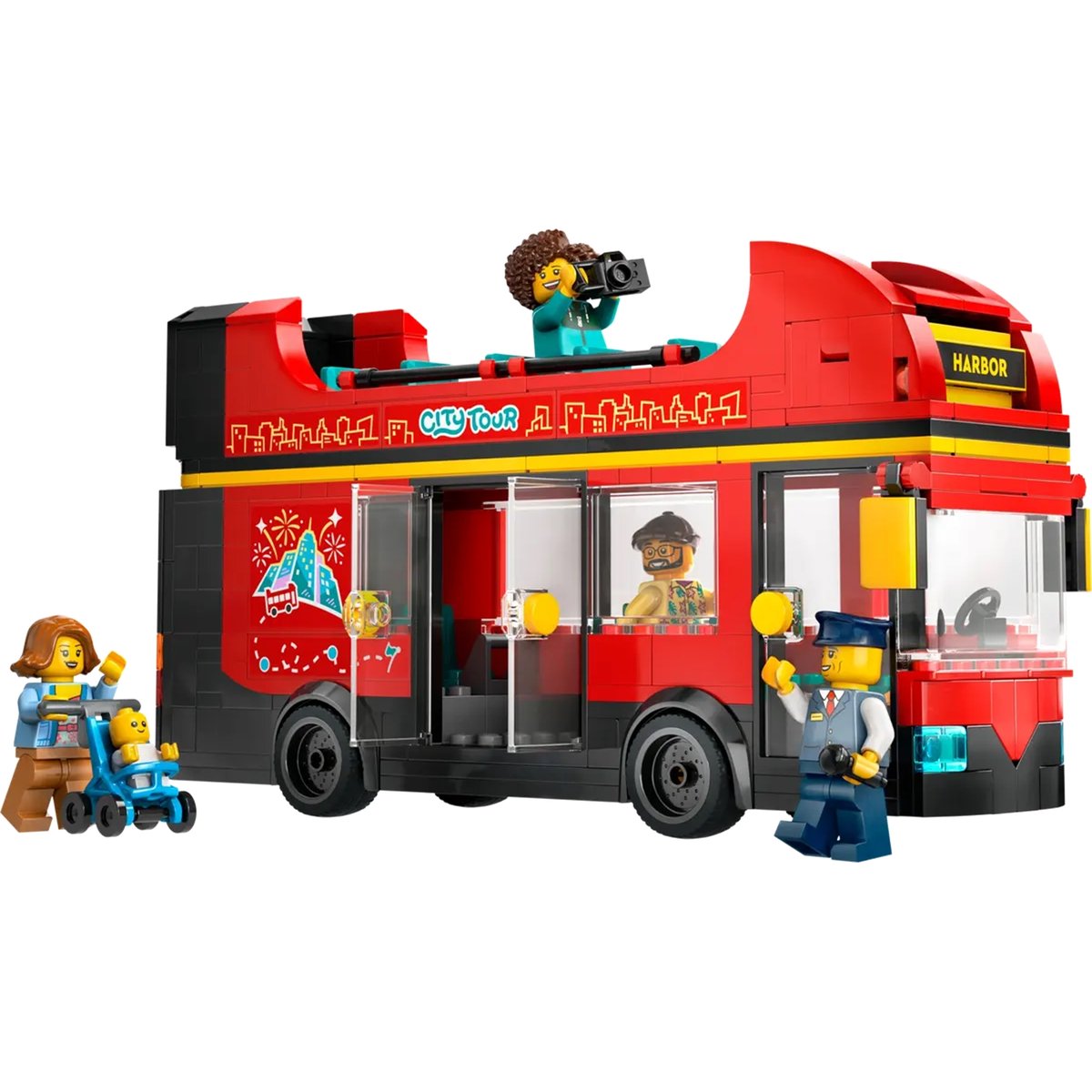 Le bus rouge à deux étages rouge, LEGO