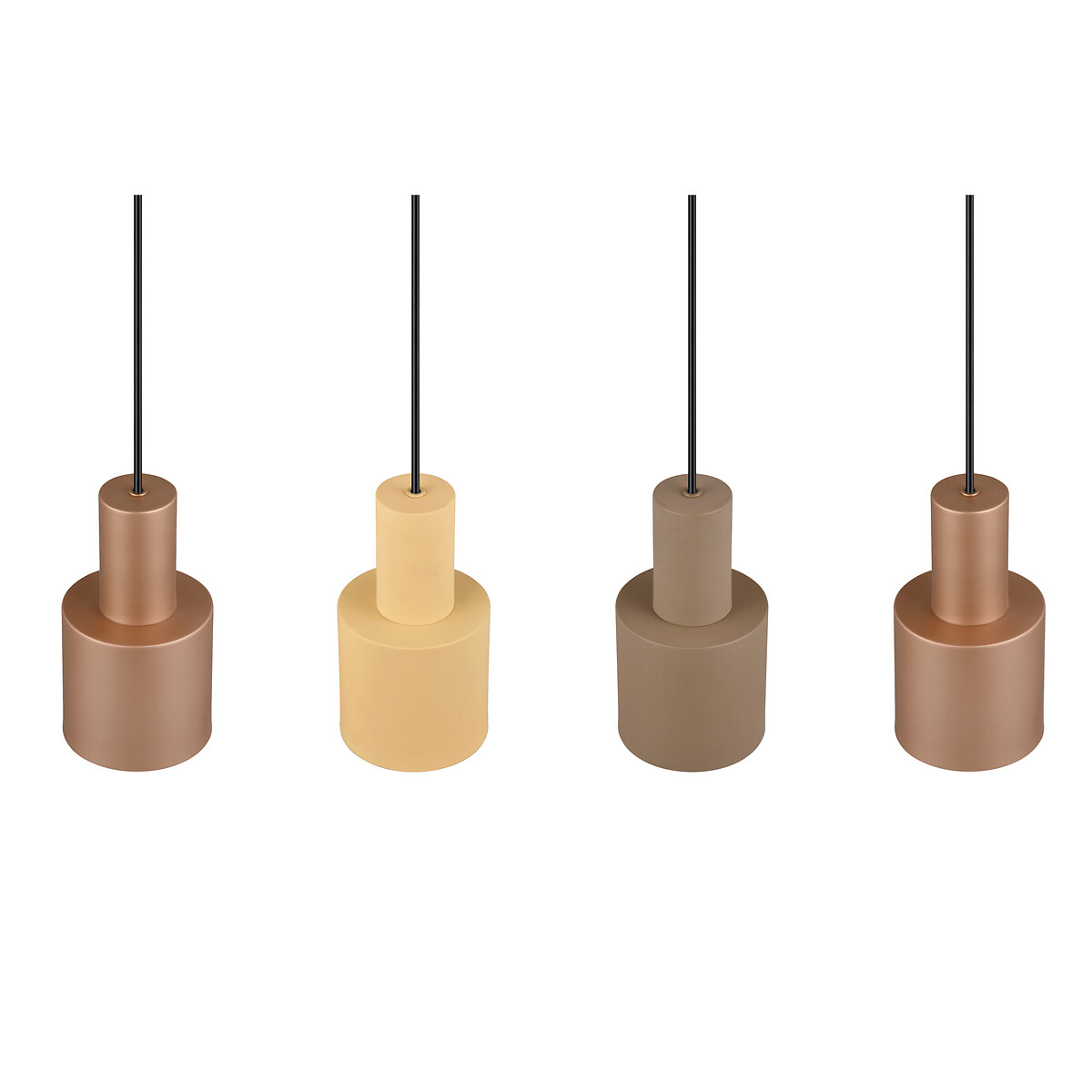 Candeeiro de teto Agudo, TRIO Lighting castanho , TRIO LIGHTING