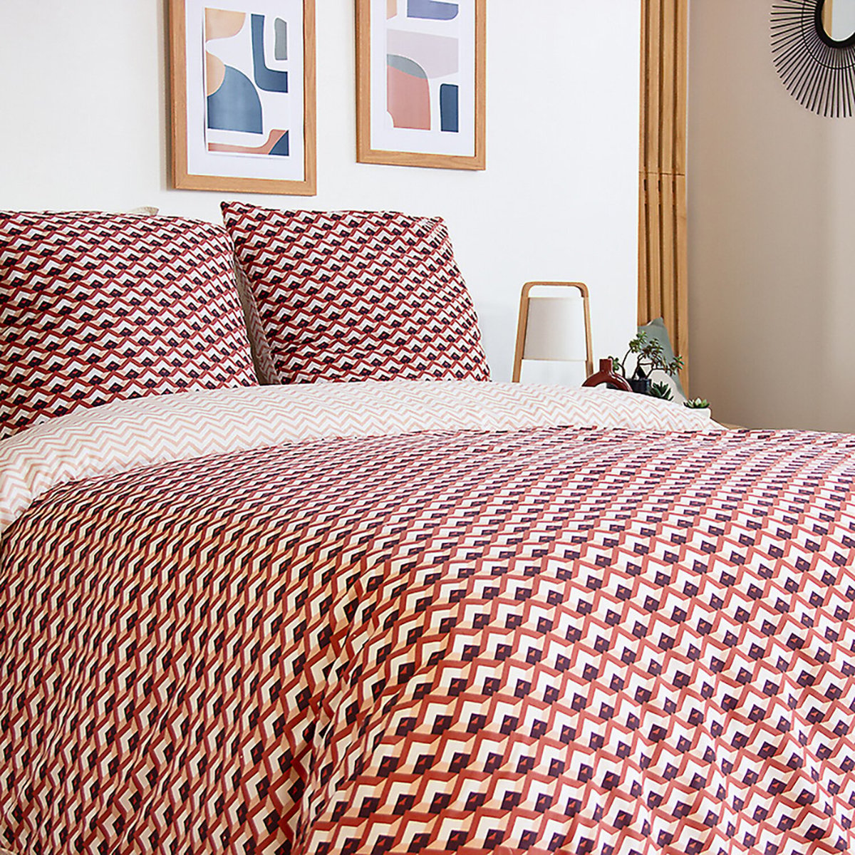 Parure housse de couette en microfibre imprimée, Tiagoh imprime, C DESIGN HOME TEXTILE
