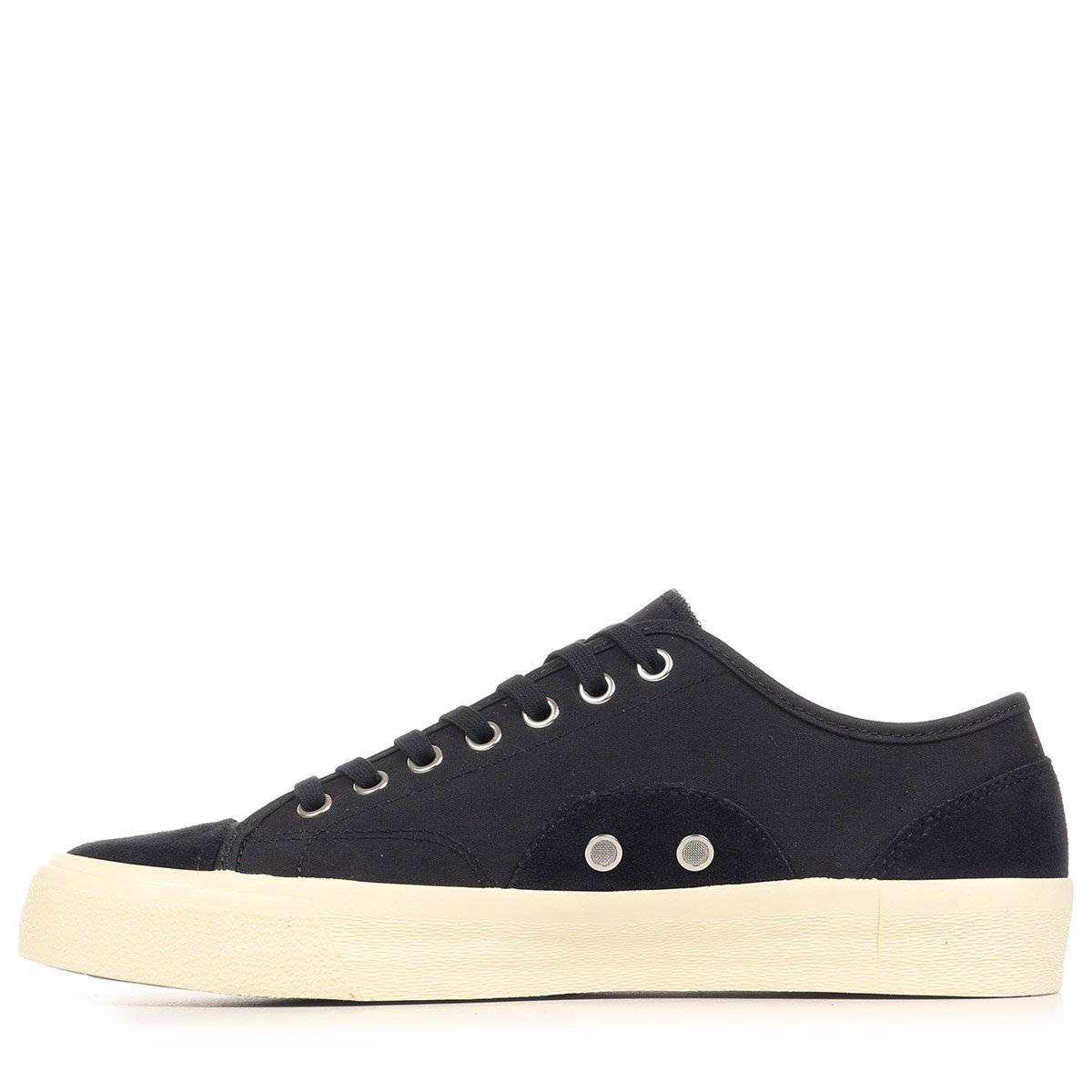 Baskets HUGHES CANVAS SUEDE navy  ecru, FRED PERRY