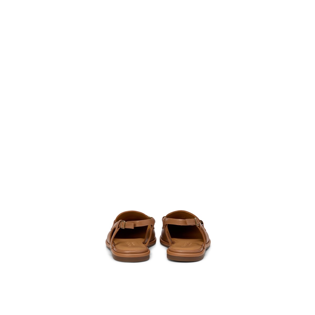Molette slingback modèle Alva en cuir de vache noble braun, MARC O'POLO