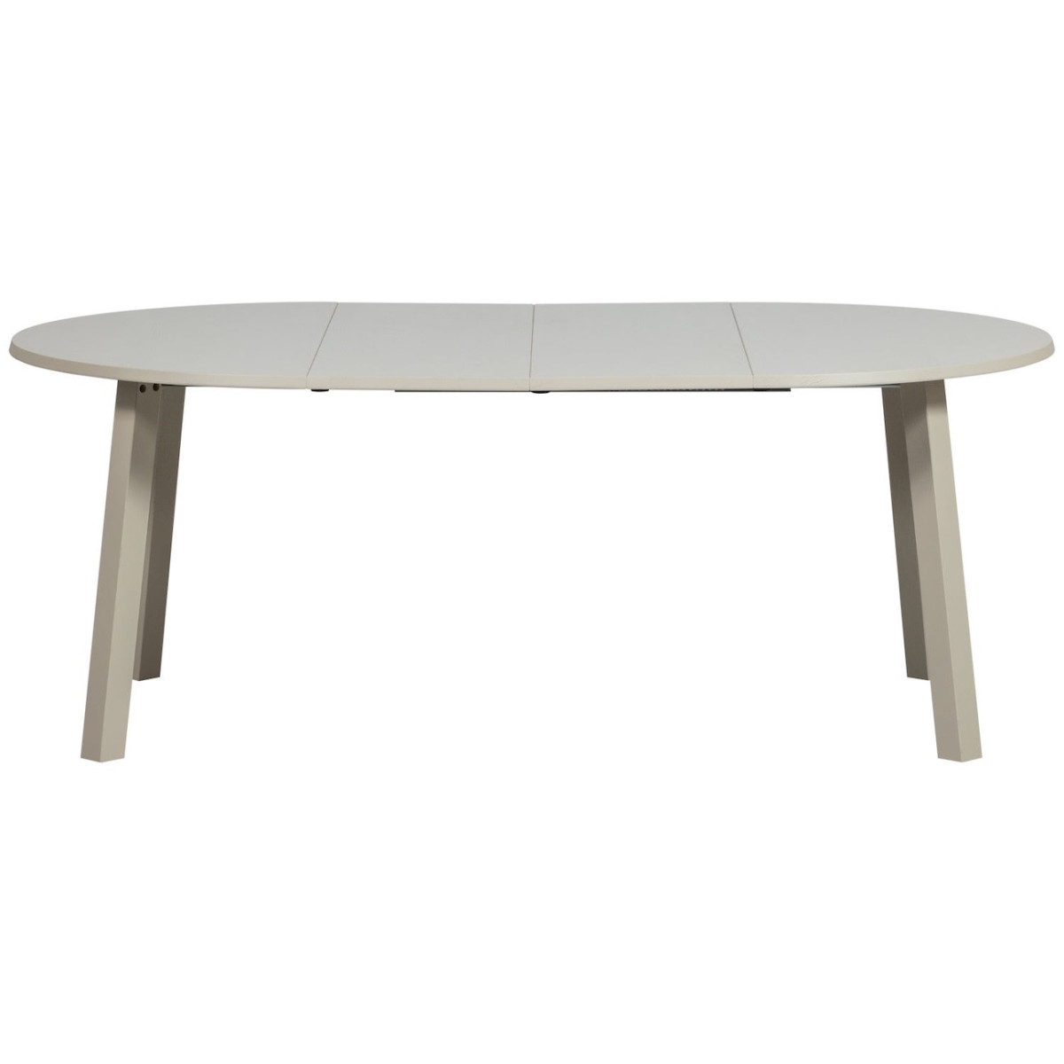 Table ronde extensible en chêne - JANNE perle, WOOOD