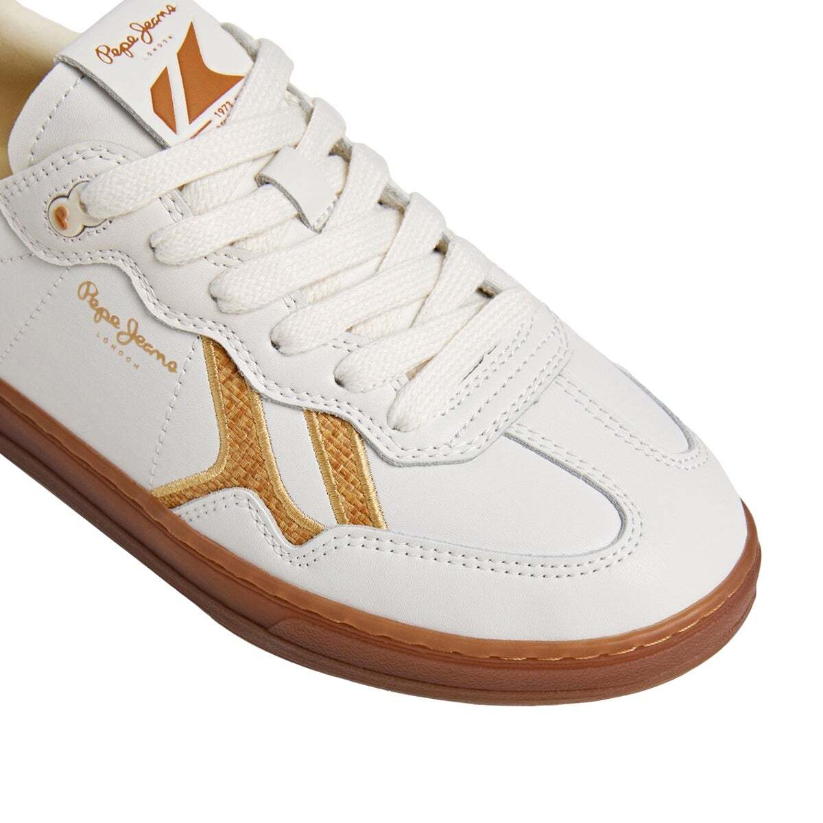 Ball - Baskets Rétro En Cuir blanc, PEPE JEANS