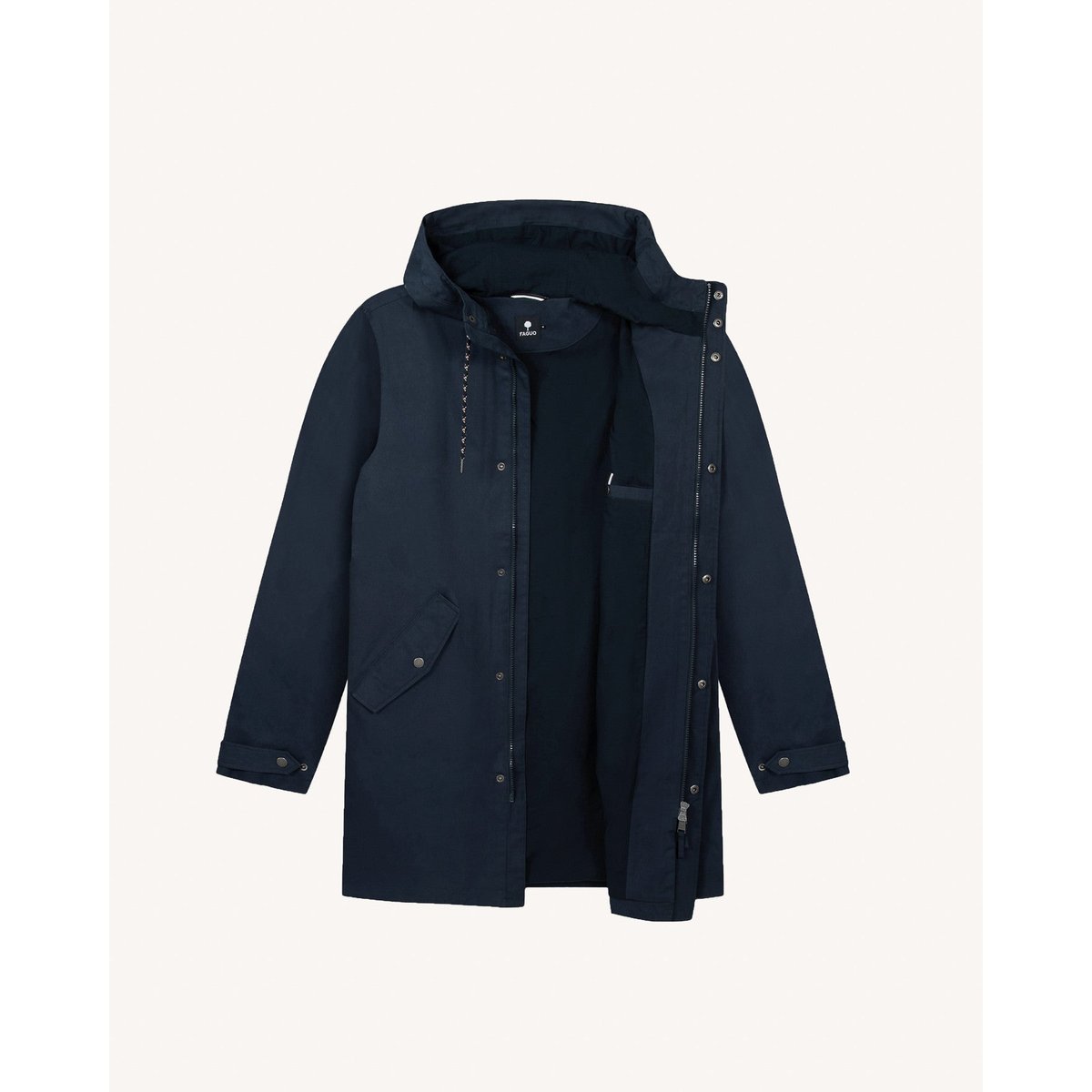 Imperméable coton GRESIGNE bleu marine, FAGUO