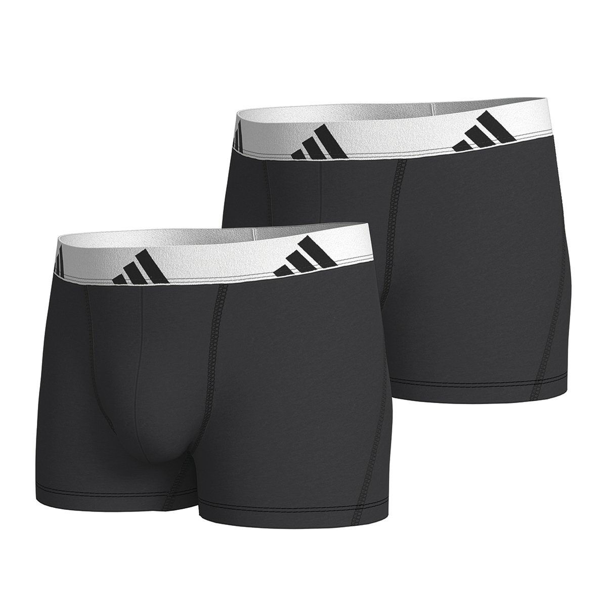 Boxers, lot de 2, ACTIVE FLEX COTTON noir/blanc, ADIDAS SPORTSWEAR
