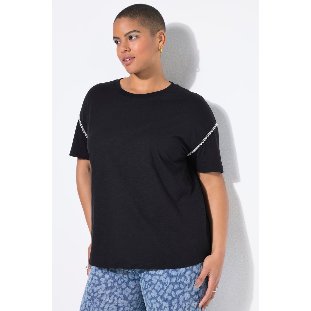T-shirt coupe Classic Shape noir, STUDIO UNTOLD
