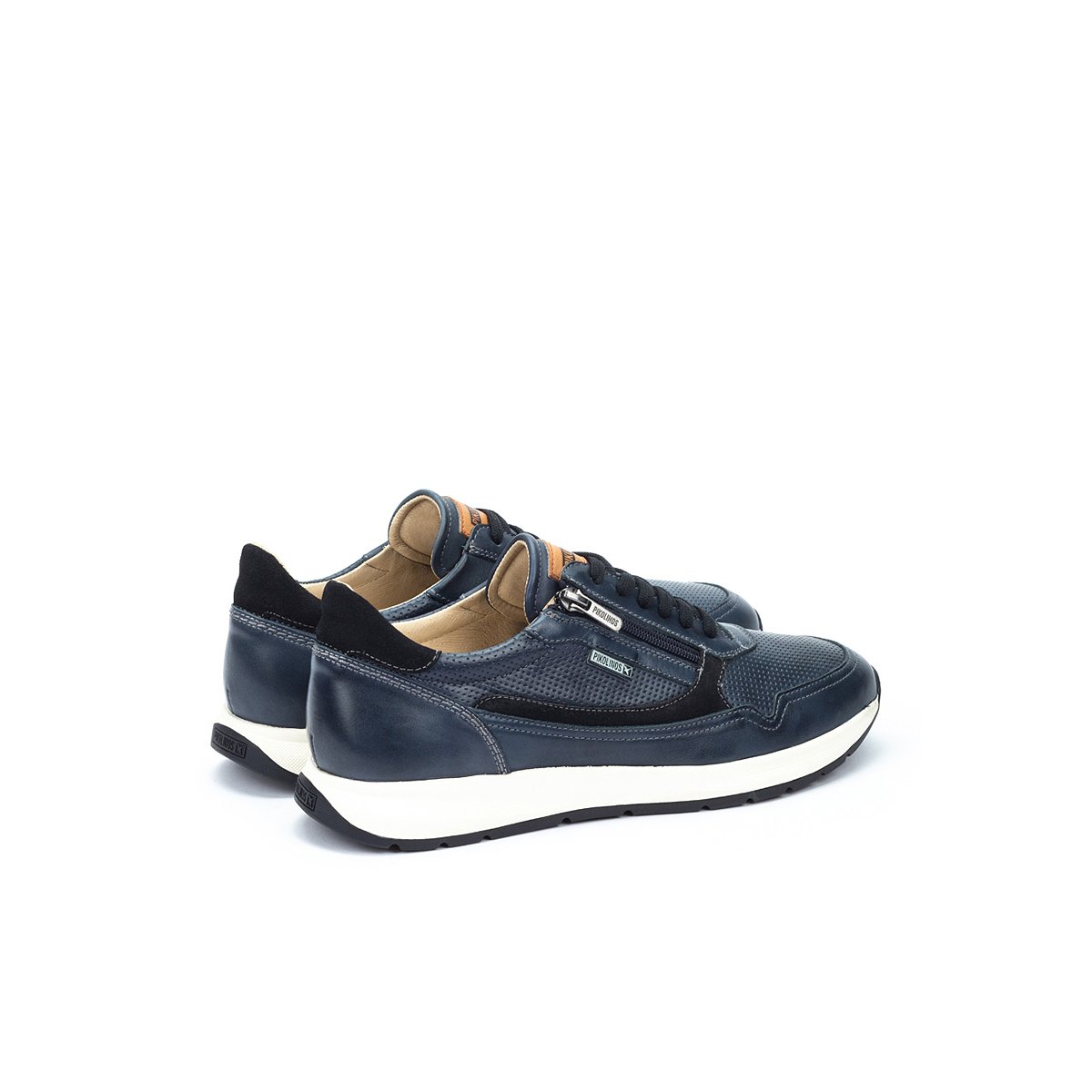 Baskets cuir Getafe blue, PIKOLINOS