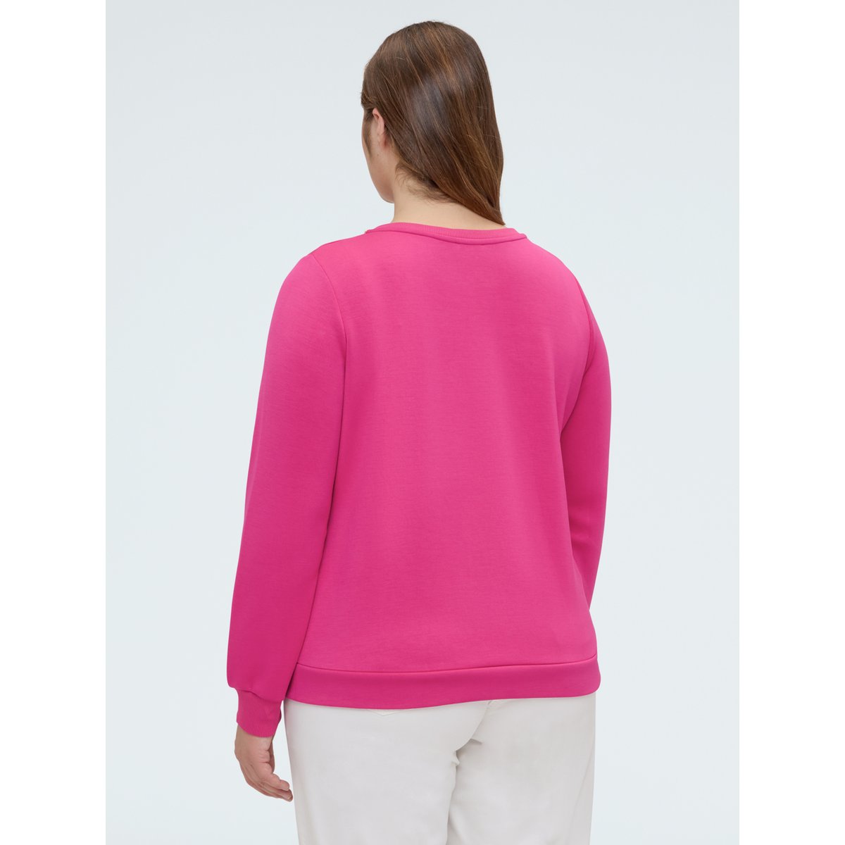 Sweat-shirt avec détail nœud et lettrage dream fuchsia, FIORELLA RUBINO