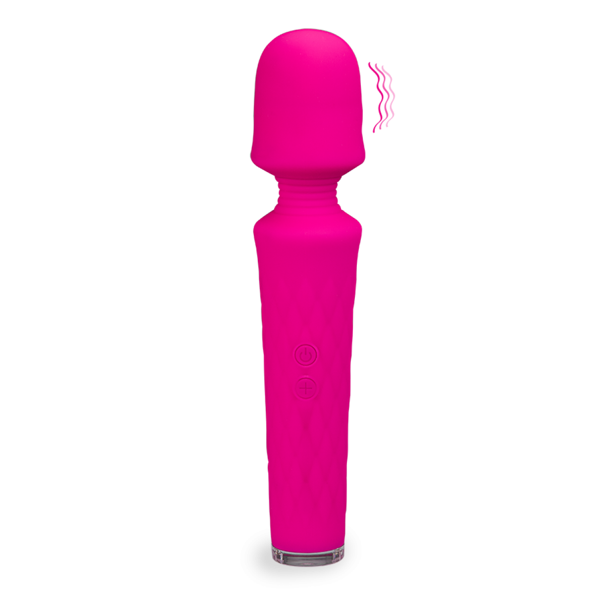 Vibromasseur puissant wand 7 modes et 4 vitesses Jesse rose, LOVE AND VIBES