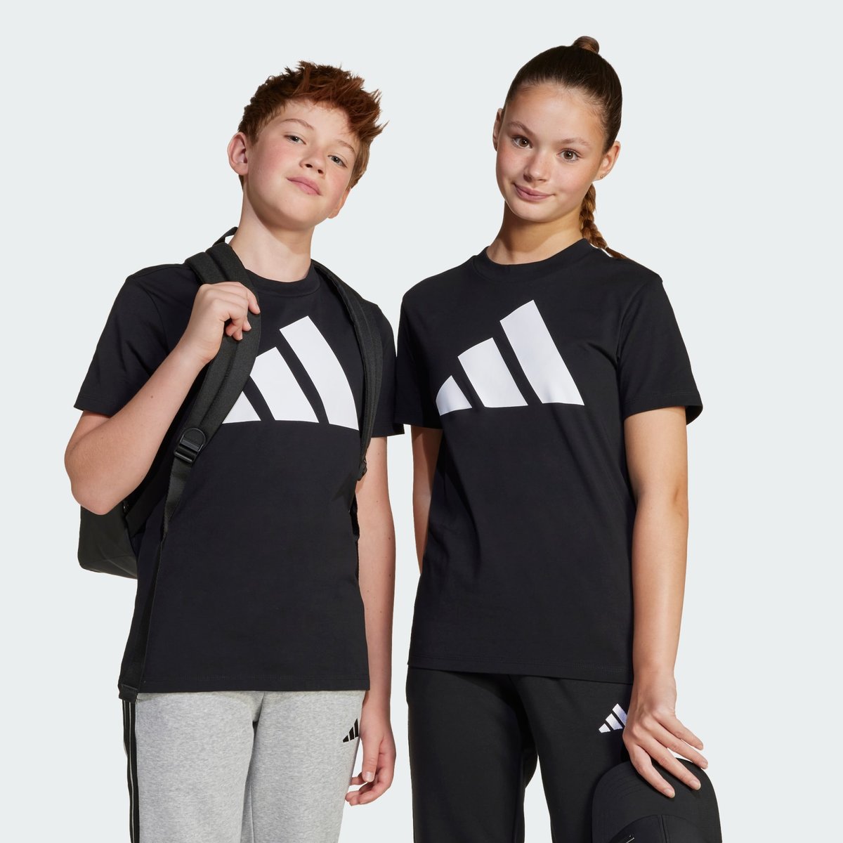 T-Shirt Essentials Enfants T-Shirt Essentials Enfants black / white, ADIDAS SPORTSWEAR
