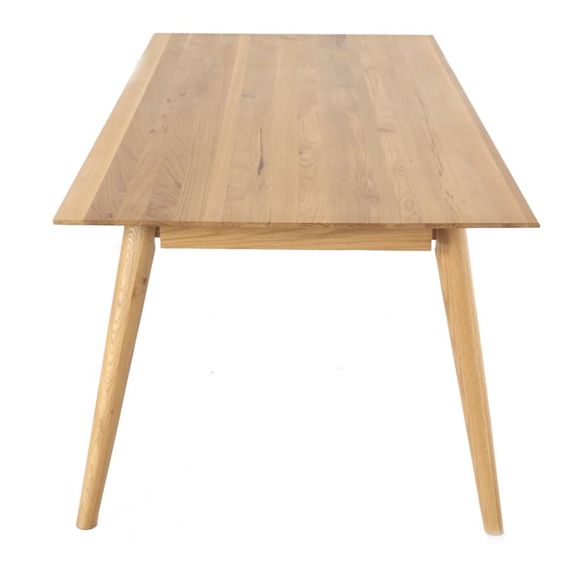 Table repas avec 2 allonges naturel clair, ZAGO