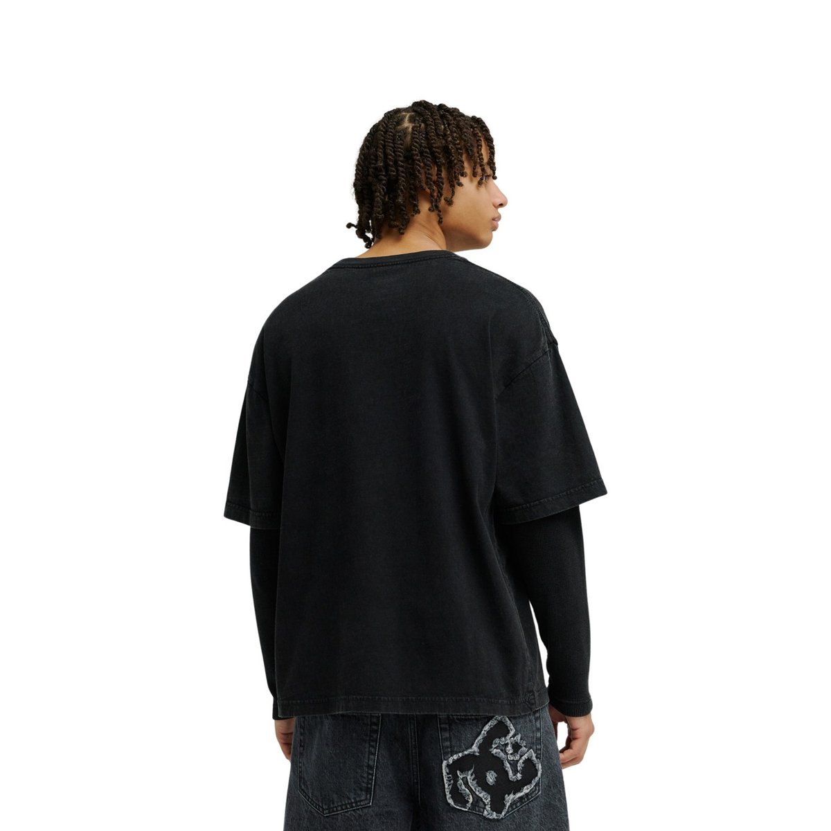 Haut manches longues. noir black, DC SHOES