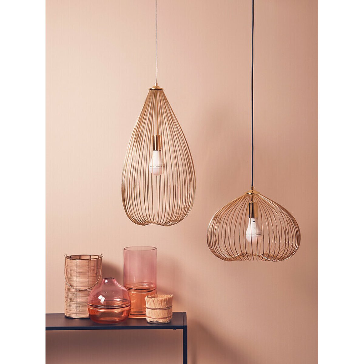 Small Raffia Candle Holder in Natural natural, ÉDITÉ