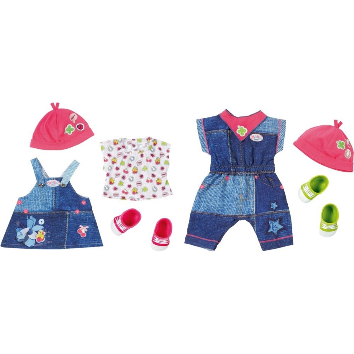 Baby born Deluxe Jeans Outfit 43 cm multicolore, ZAPF CREATION
