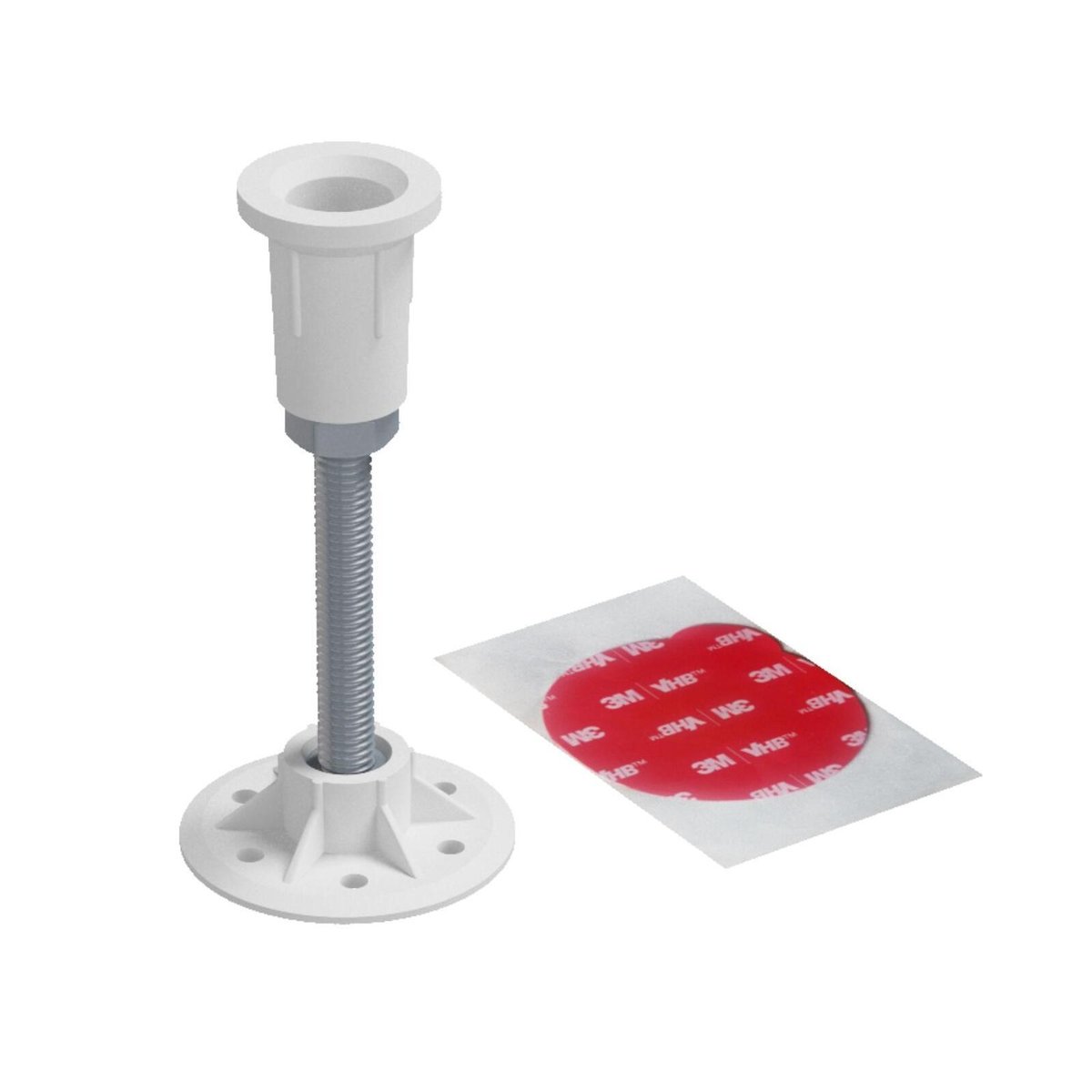 Lot de 8 pieds pour receveur de douche 8-11cm - Ajustables en hauteur LYRA couleur unique, MOB IN