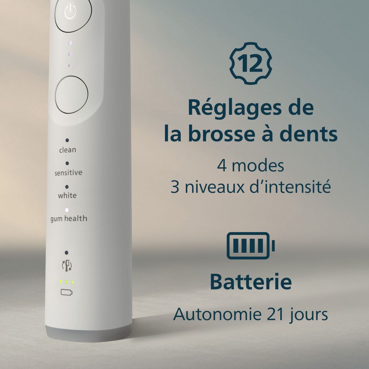 Brosse à dents électrique Sonicare 7100 series HX7420/01 couleur unique, PHILIPS