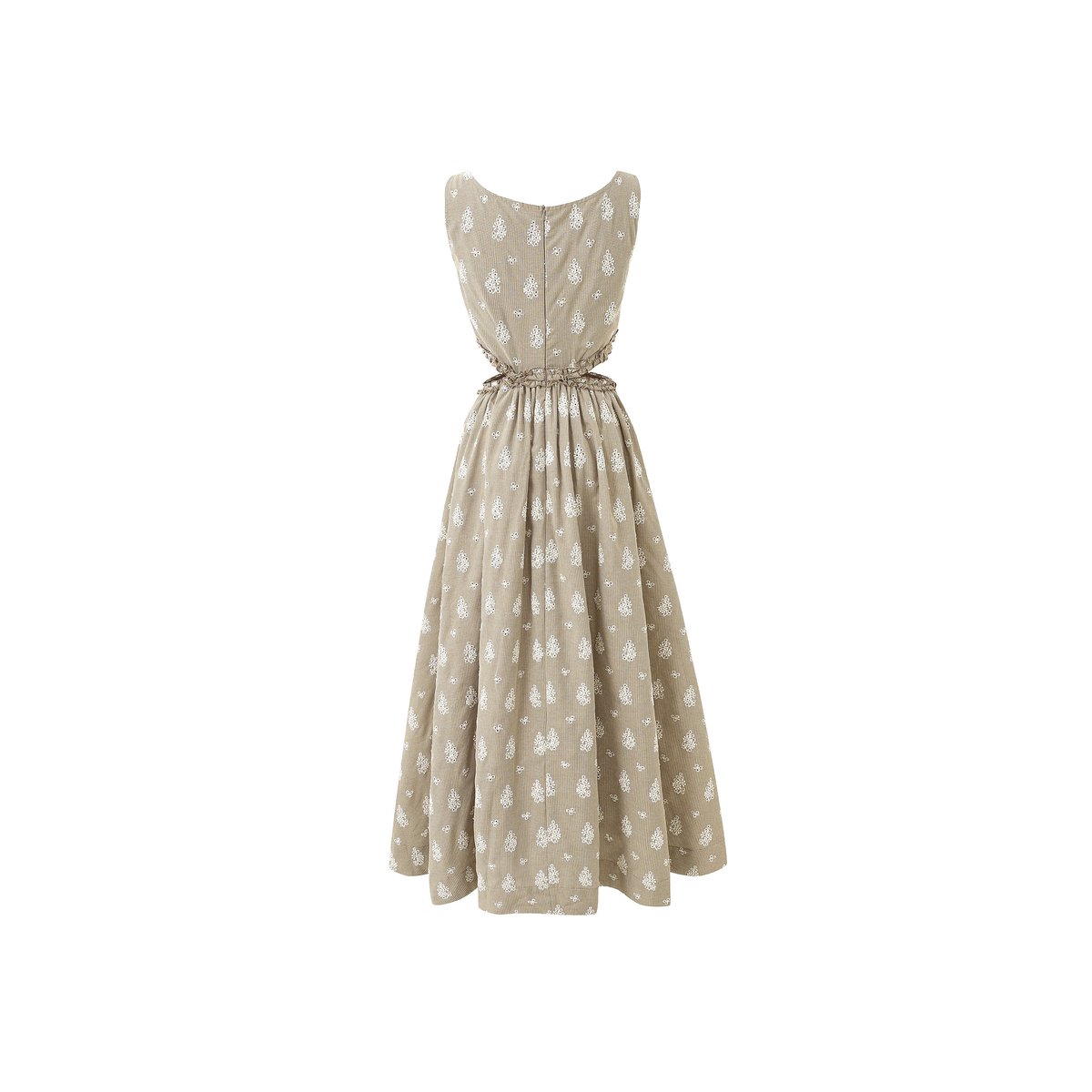 Robe longue STELLARIA marron glace, FRNCH