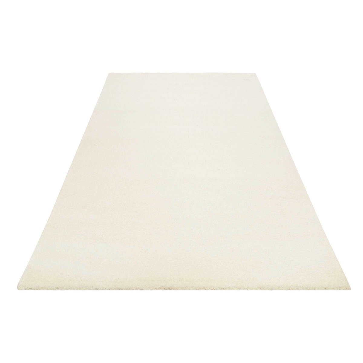 Tapis à poils courts doux, aspect laineux ,  Tilda blanc cendré, WECON HOME