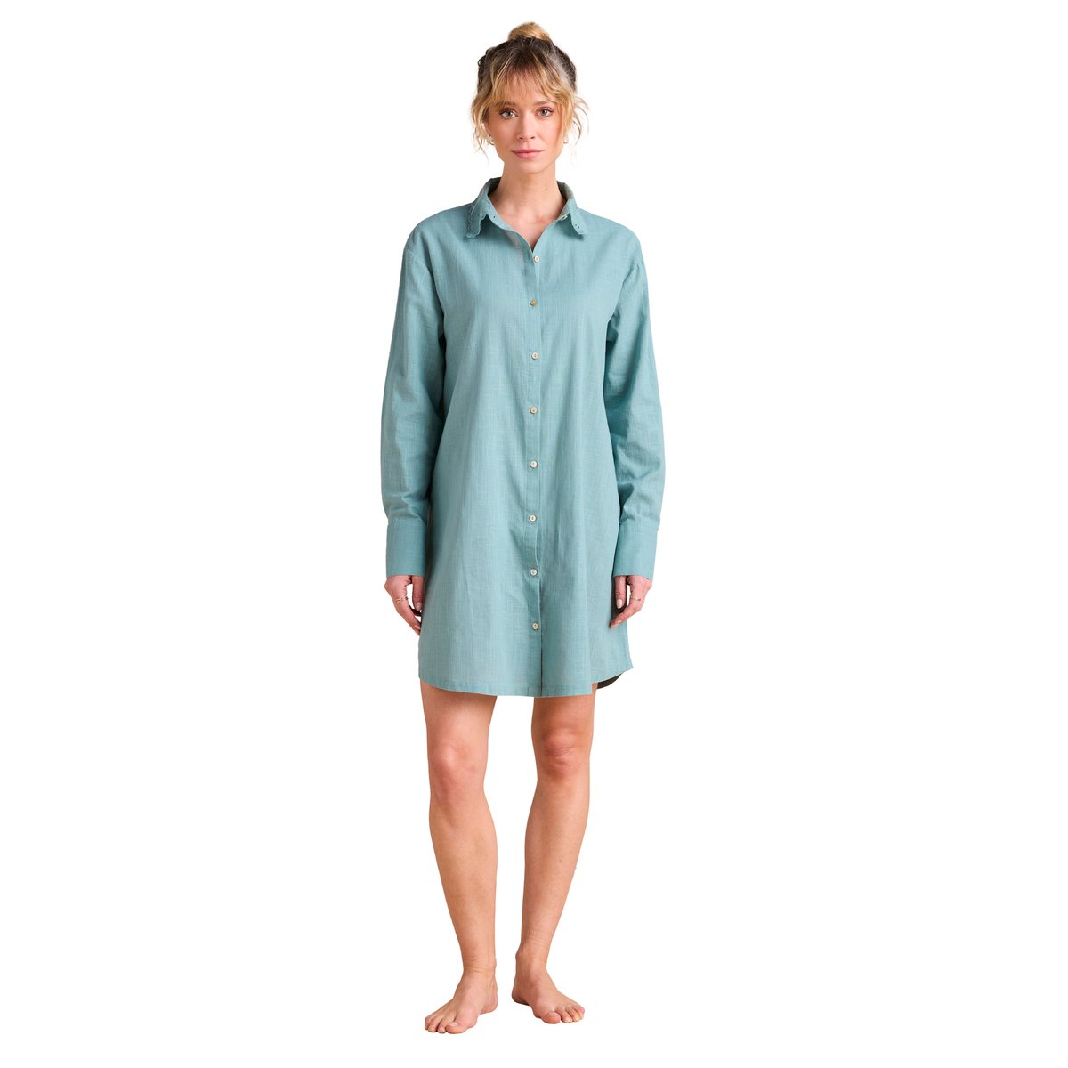 Chemise de nuit grossesse et allaitement vert émeraude, ENVIE DE FRAISE