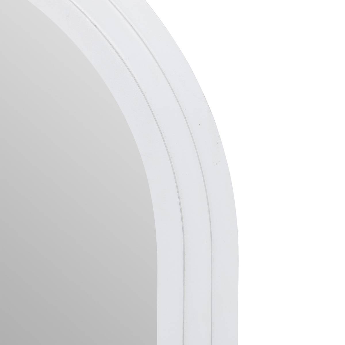 Miroir mural bois 58x160cm EMILY blanc, ATMOSPHERA