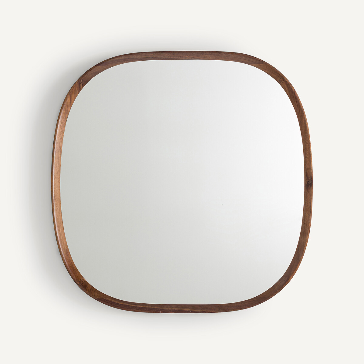 Miroir organique noyer massif et MDF, H80cm, Orion noyer, AM.PM