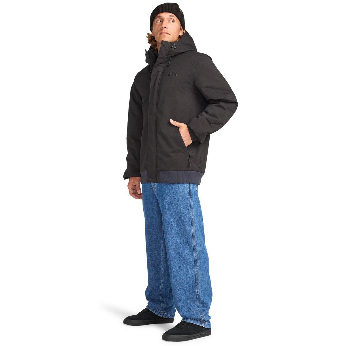 Veste en jean ALL DAY noir black, BILLABONG
