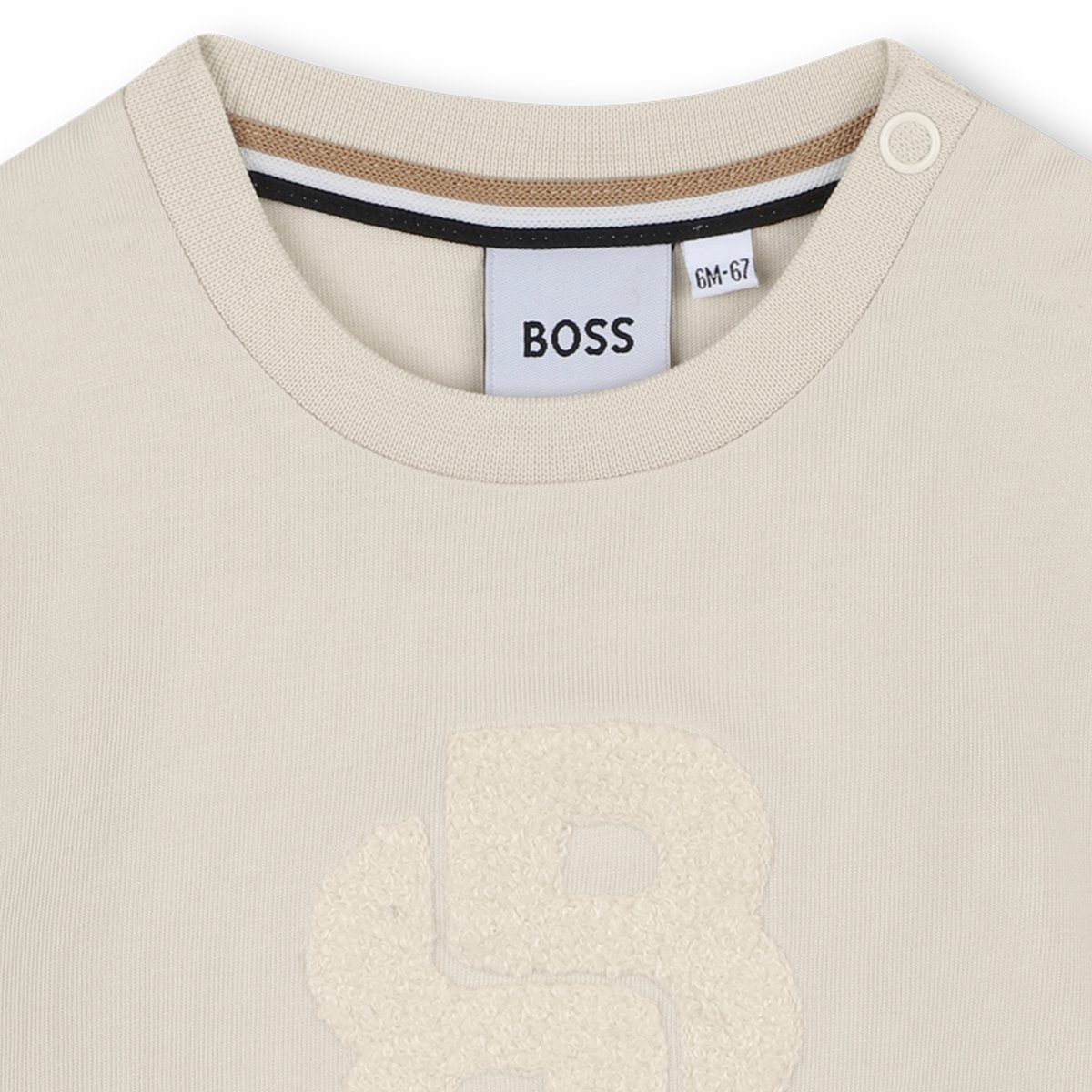 T-shirts à manches longues vanille, BOSS KIDSWEAR