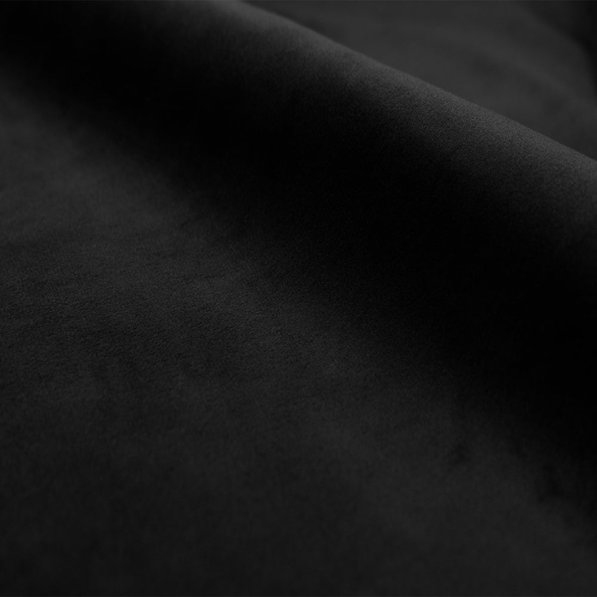 Lot de 2 chaises en velours et pieds en métal - ROSY noir, MAISON PAVANE