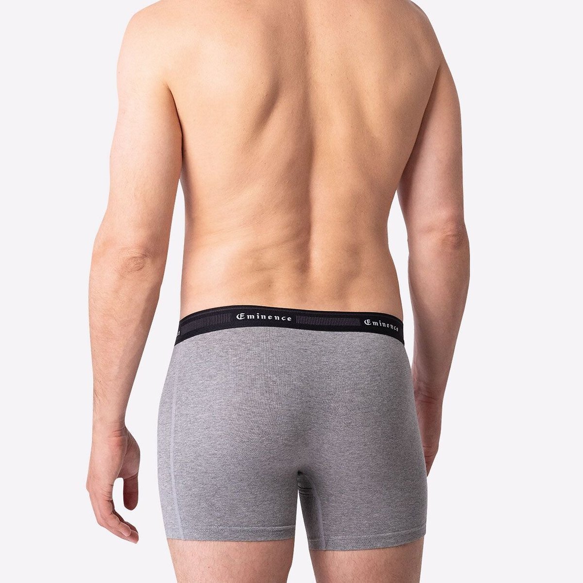 Pack of 3 Tailor Plain Hipsters black + grey + red + black, EMINENCE