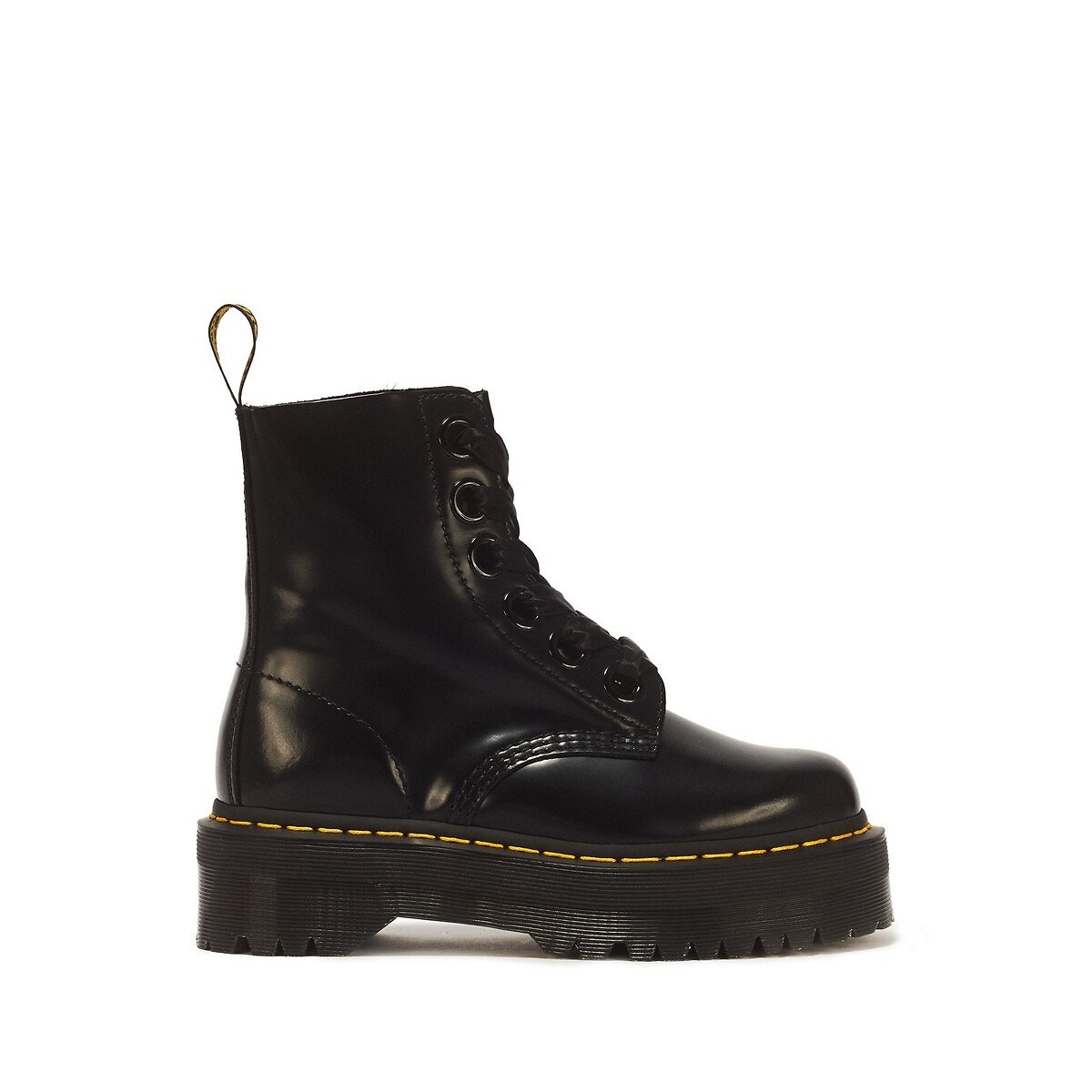 Buttero Molly Leather Platform Ankle Boots black, DR. MARTENS