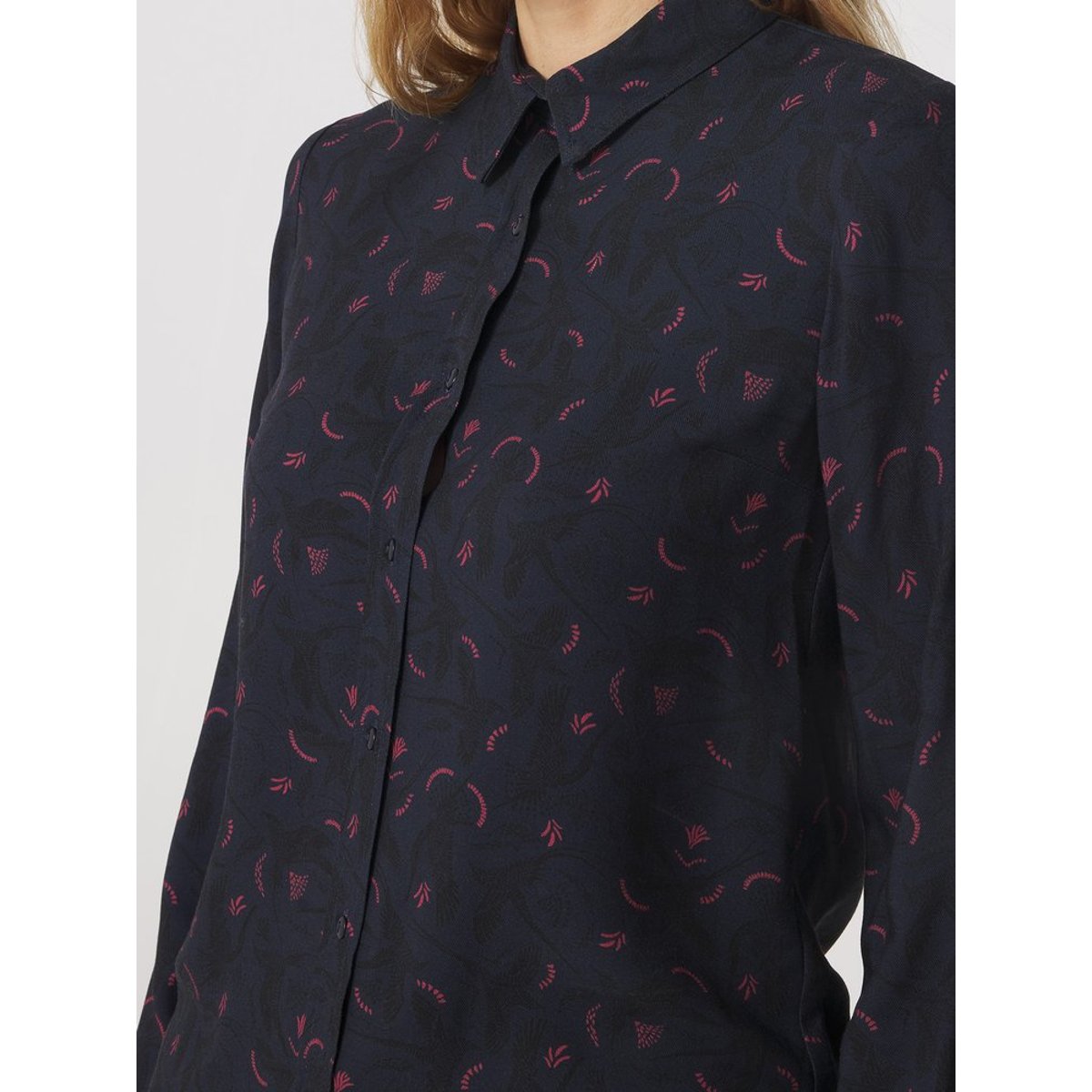 Chemise manches longues PAJARCHE19032 marine, TBS