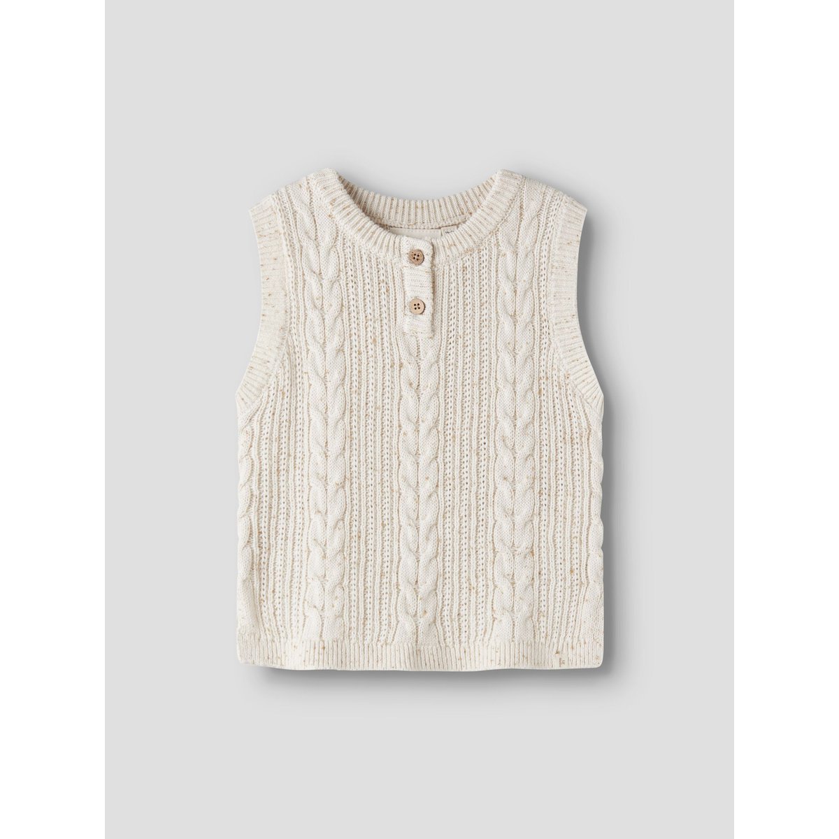 Gilet Tricoté blanc - turtledove1, NAME IT