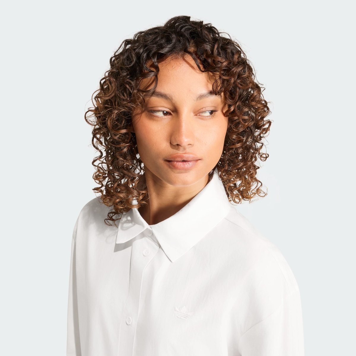 Chemise 3 Bandes Chemise 3 Bandes cloud white / cloud white, adidas Originals