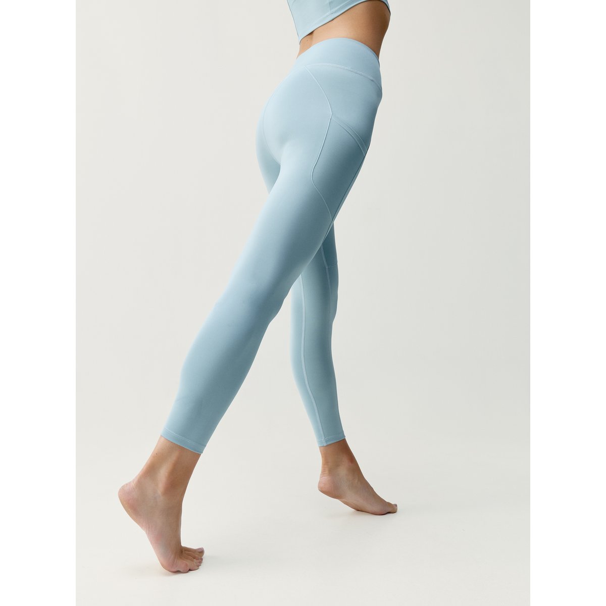 Legging de sport 7/8 Performance GODO bleu, BORN