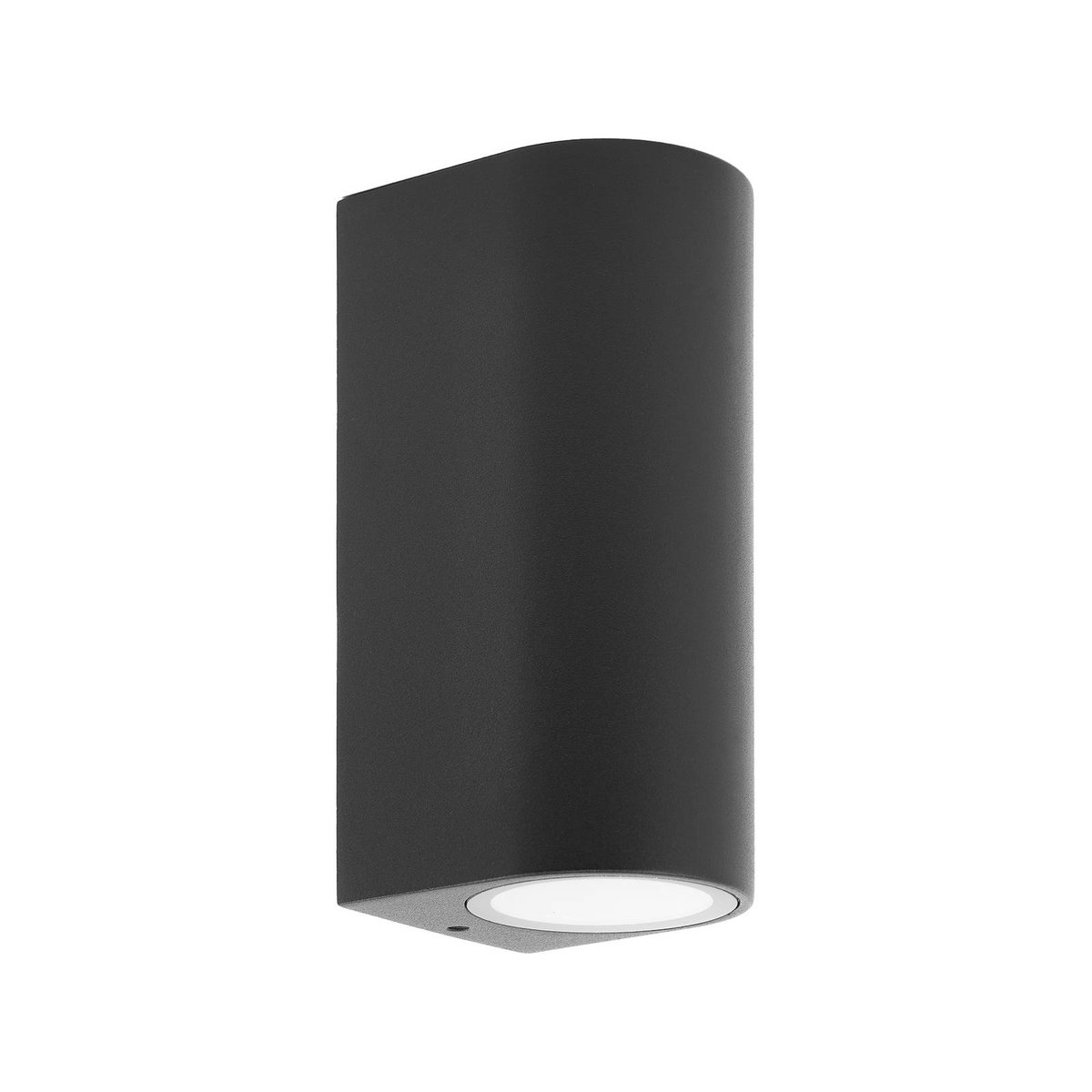 Applique extérieure en aluminium moderne noir, PRIOS