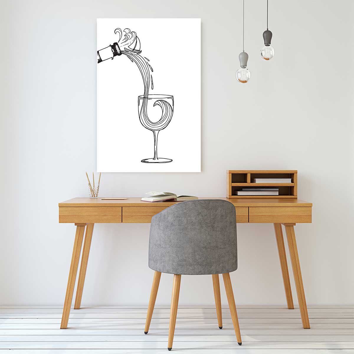 Tableau vin des landes tableau alu dibond, HEXOA
