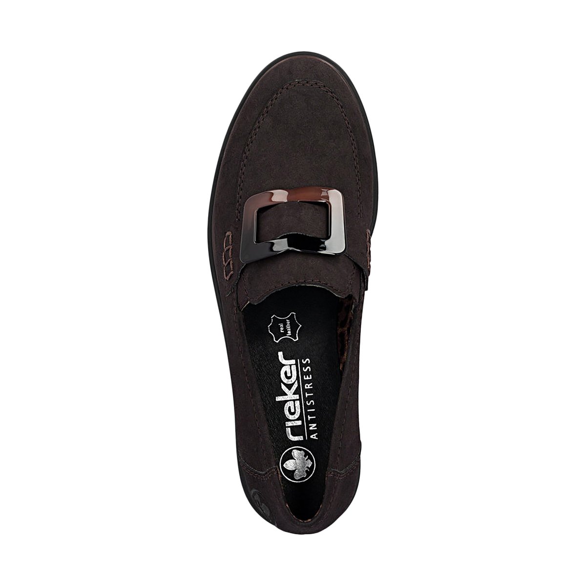Mocassin Cuir marron, RIEKER