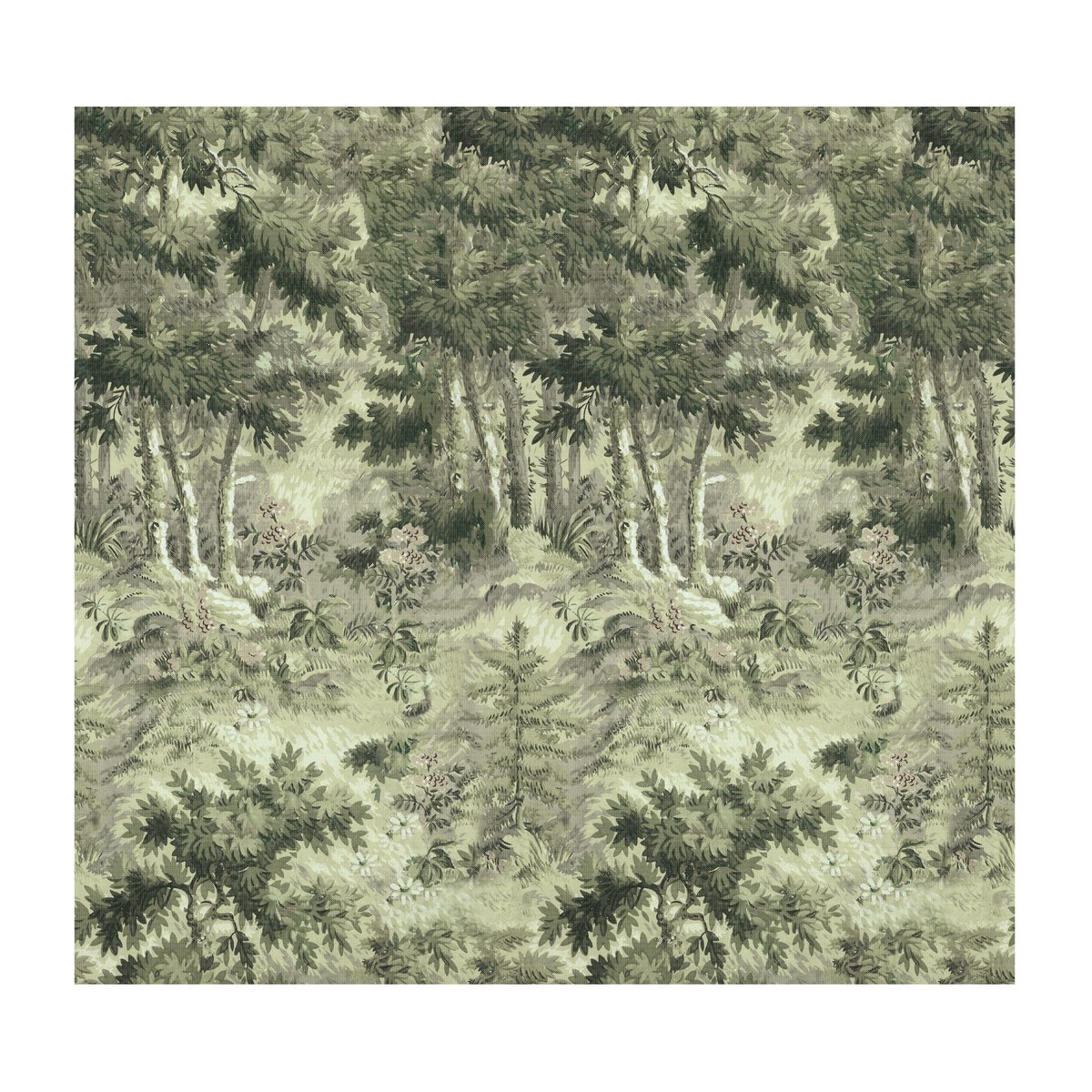 Papier peint panoramique Forêt enchantée vert, ART FOR THE HOME