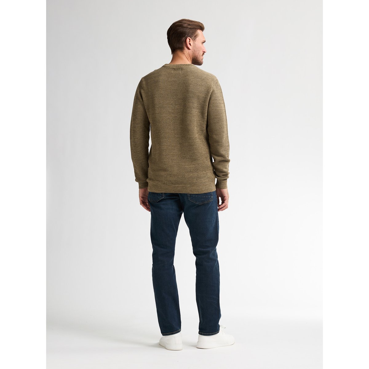 Pull mélangé lincoln marron tan, PETROL INDUSTRIES