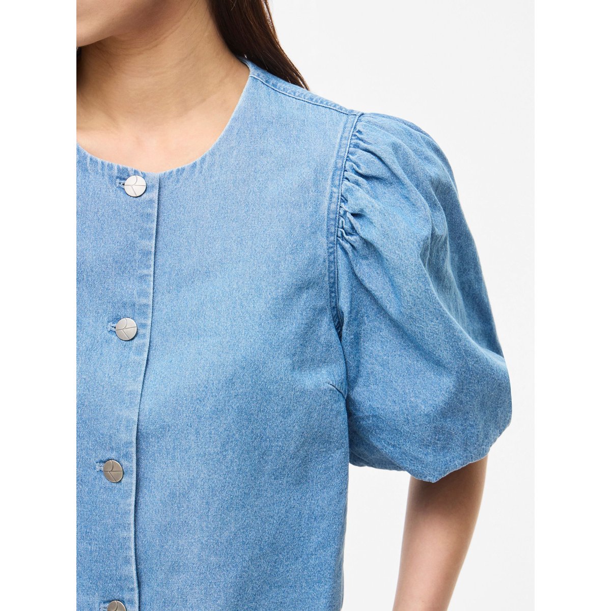 Blazer light blue denim, ROUGE EDIT